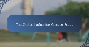 Test-Cricket: Laufpunkte, Grenzen, Extras