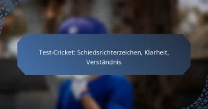Test-Cricket: Schiedsrichterzeichen, Klarheit, Verständnis