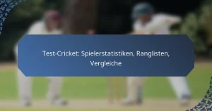 Test-Cricket: Spielerstatistiken, Ranglisten, Vergleiche