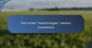 Test-Cricket: Teamstrategien, Taktiken, Formationen
