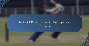 Testspiel: Punkteskandale, Streitigkeiten, Lösungen